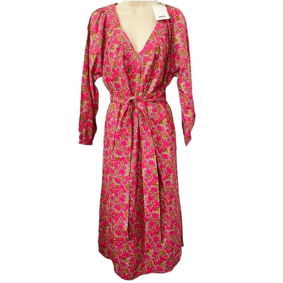 J. Crew Collection Midi Maxi Dress Ratti Floral Tie Waist Shirtdress New NWT - Picture 5 of 13